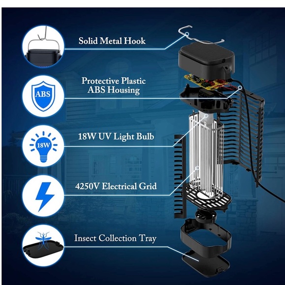 Waterproof bug zapper new - Picture 7 of 8